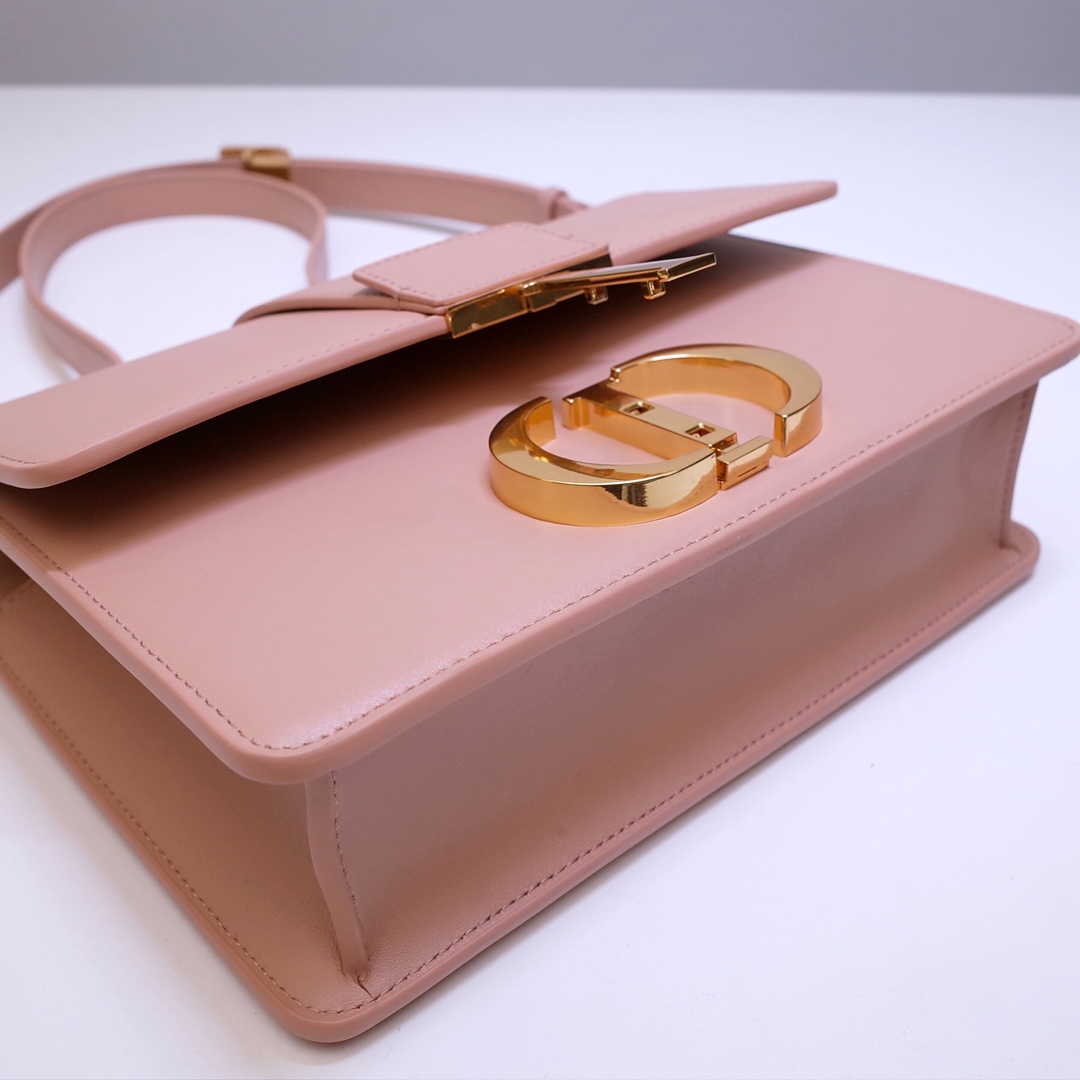 30 Montaigne Bag Pink Box Calfskin